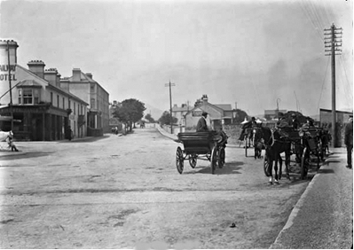 Carmen outside of Greystones Station